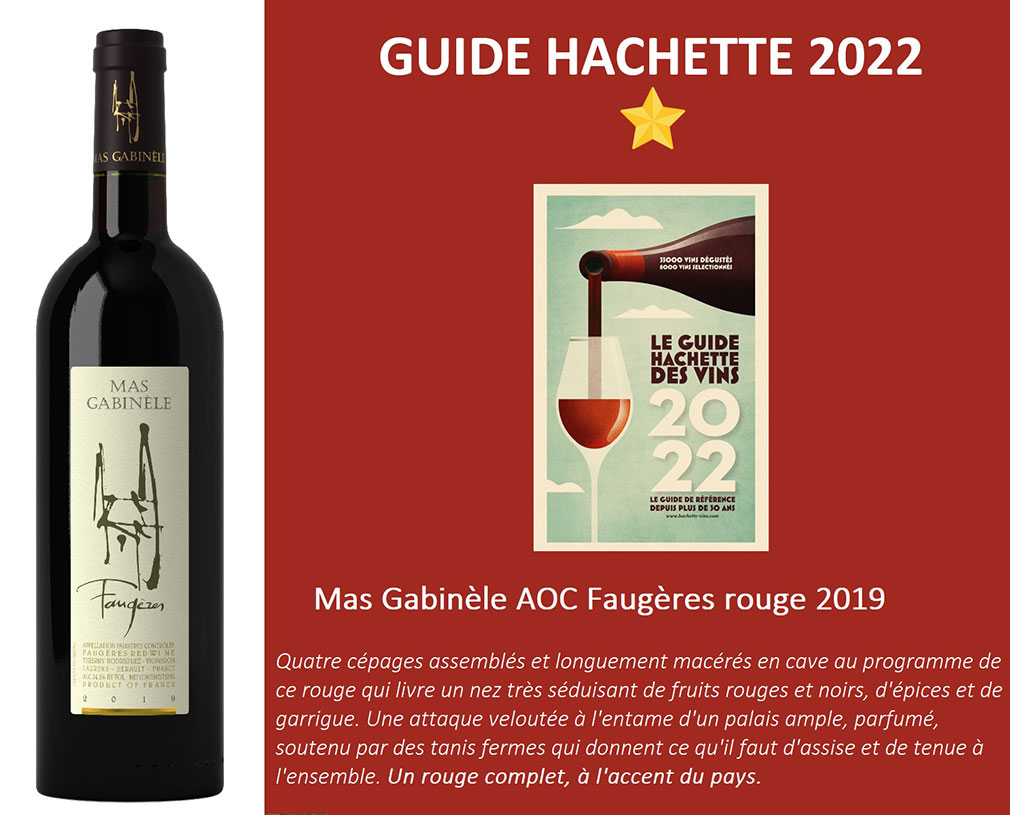 Mas Gabinèle Inaccessible rouge 2019, 97 pts