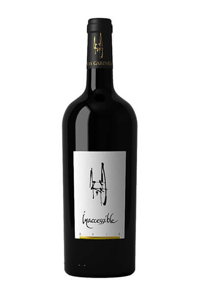 Inaccessible red wine bottle 2012