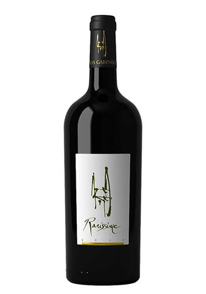 Bottle of Rarissime red wine 2014