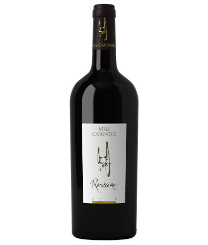 Bottle of Rarissime red wine 2013