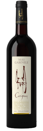 Bottle of Carignan red wine 2022