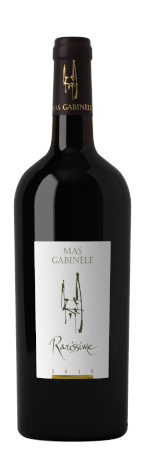 Bottle of Rarissime red wine 2016